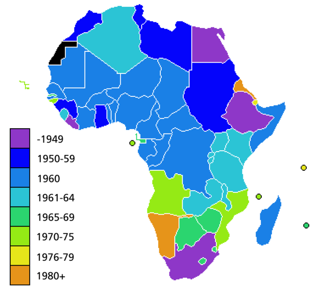 Map Of Africa With Countries. Map of Africa, Africa Maps,